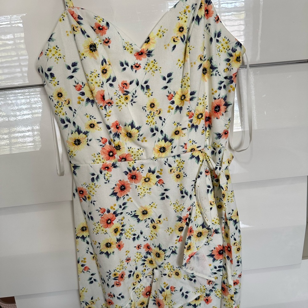 floral mini dress